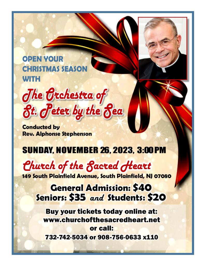 Dec 21, Christmas Concert with the Orchestra of St. Peter by the Sea